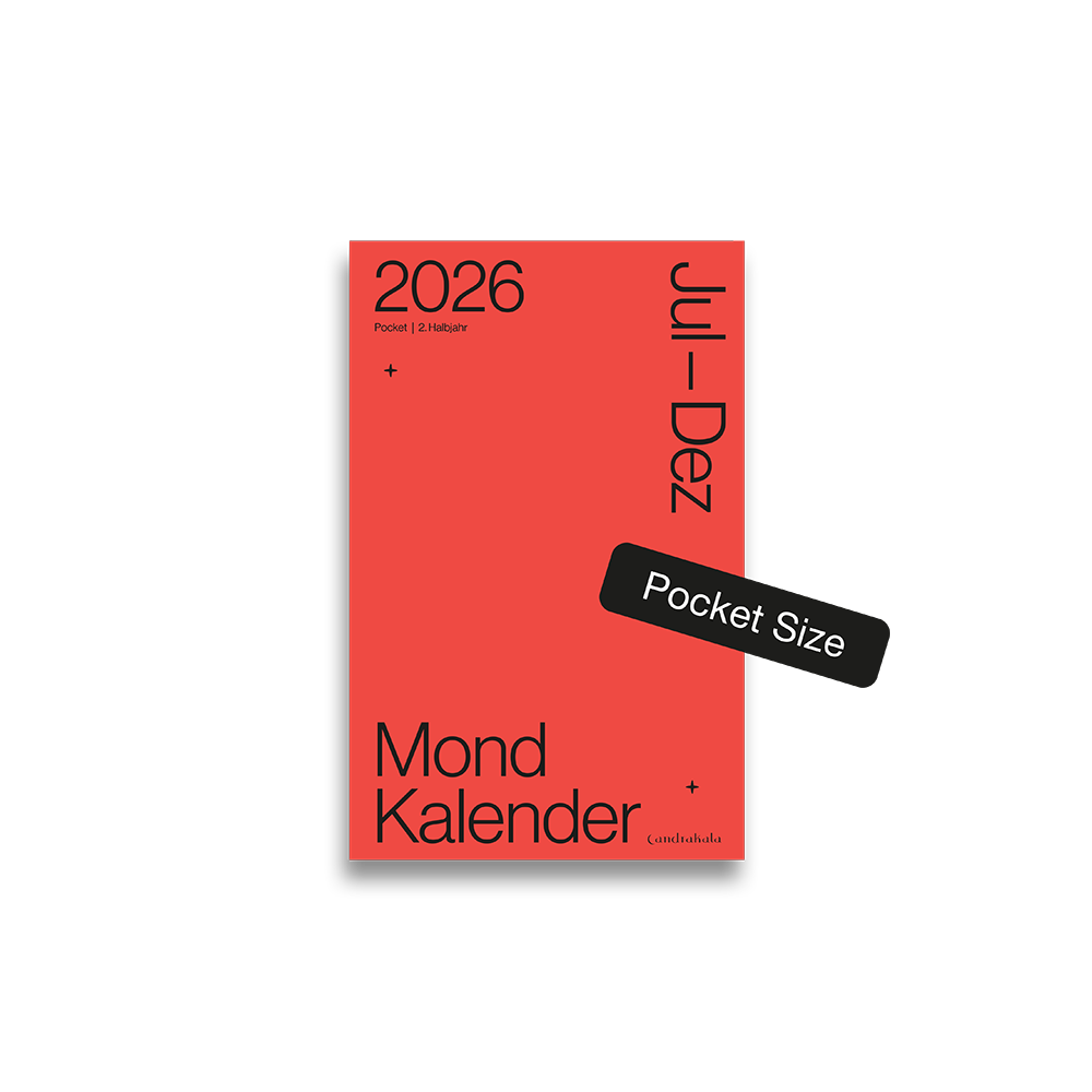 Mondkalender 2026 Pocket 2. Halbjahr