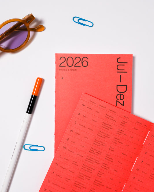 Mondkalender 2026 Pocket 2. Halbjahr