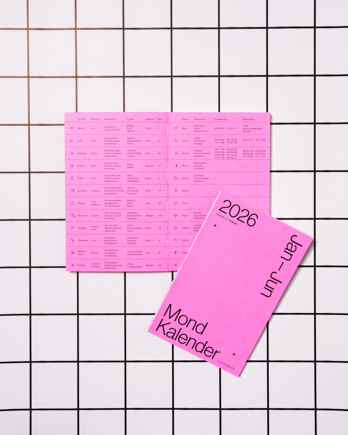 Mondkalender 2026 Pocket Bundle