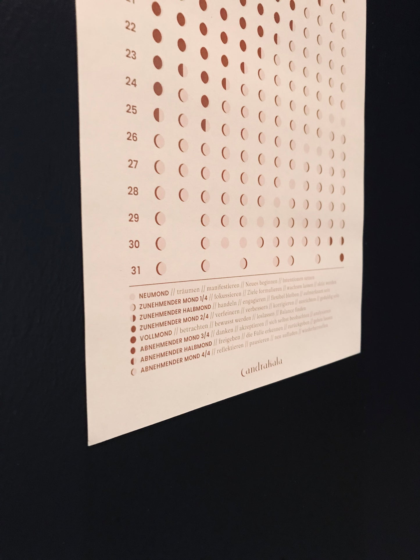 großer Wandkalender 2023
