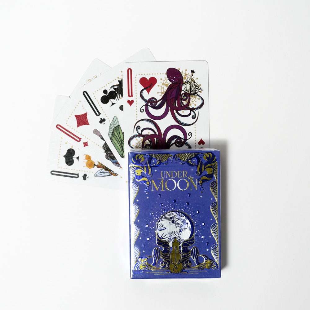 Mystische Spielkarten "Under the Moon"