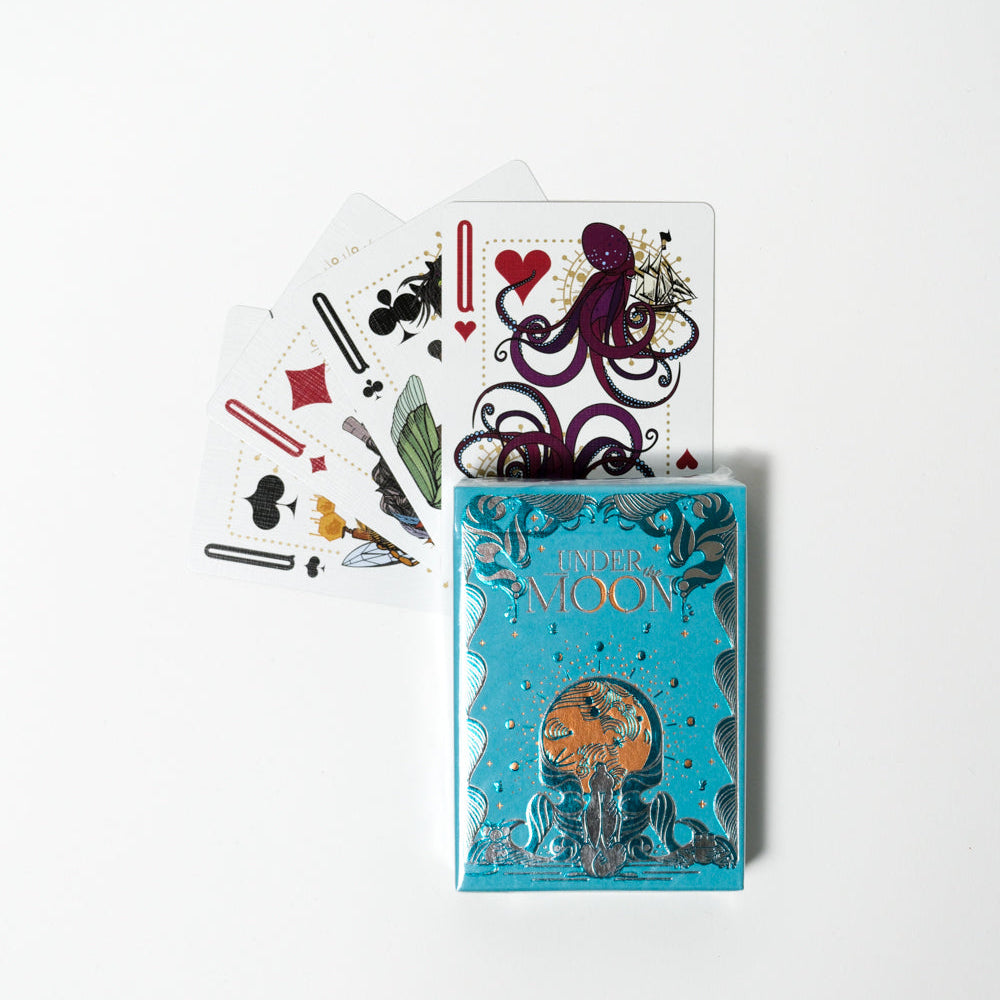Mystische Spielkarten "Under the Moon"