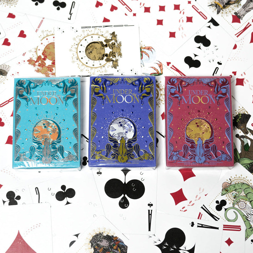 Mystische Spielkarten "Under the Moon"