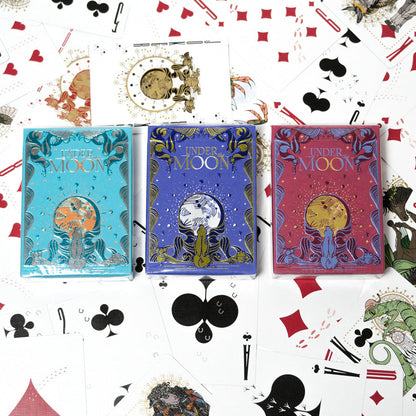 Mystische Spielkarten "Under the Moon"