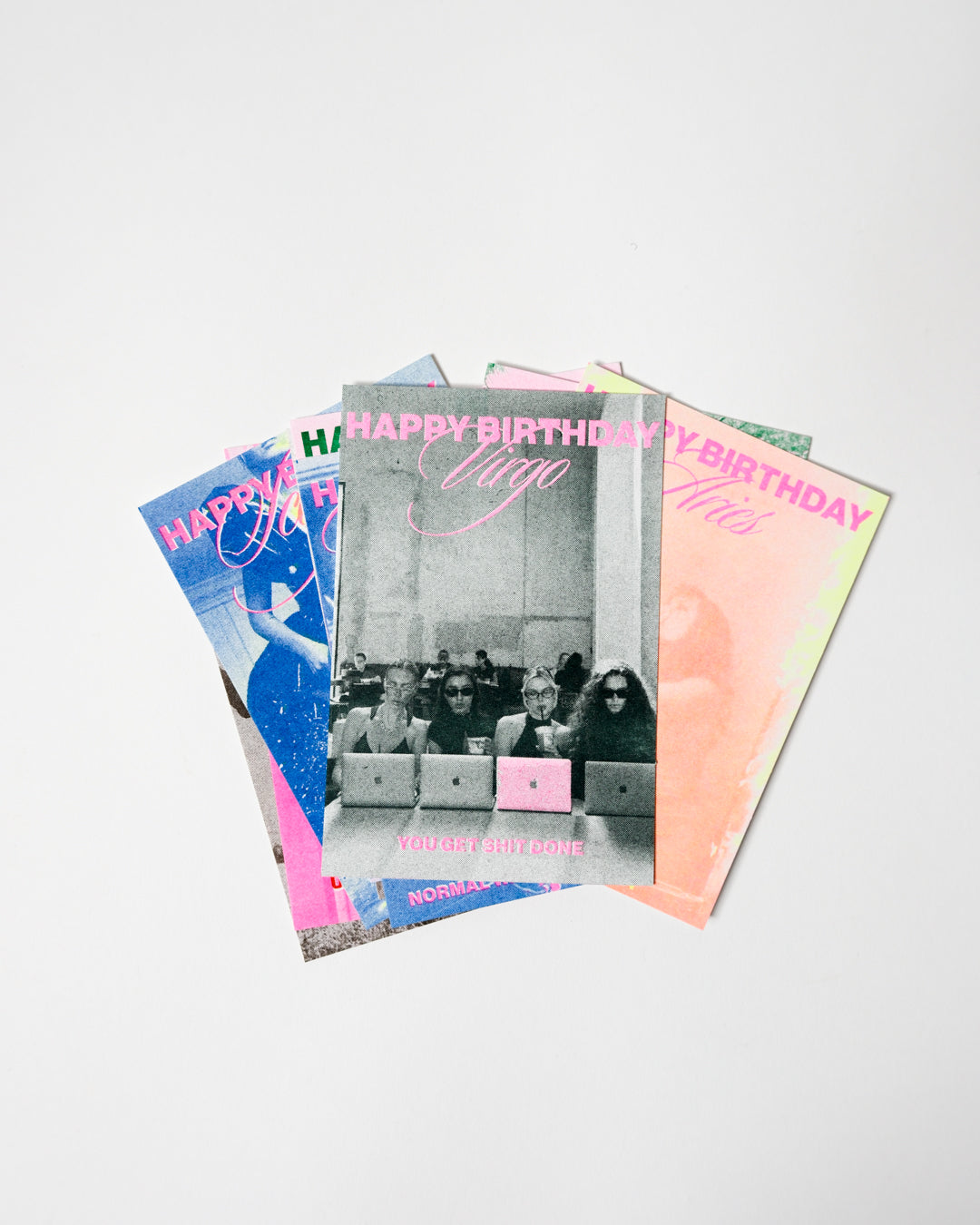 Happy Birthday Sternzeichen Postkarte