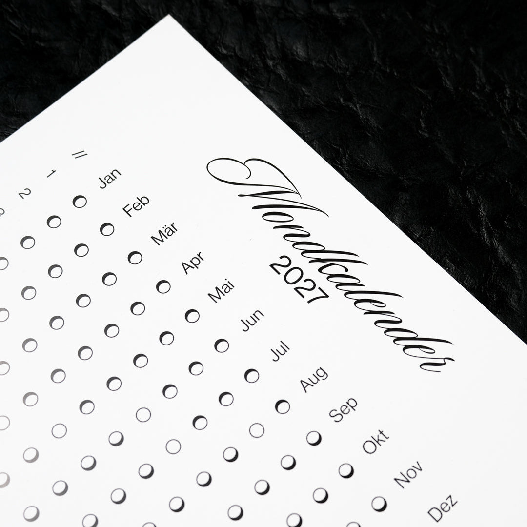 Wandkalender "Mondphasen" 2027