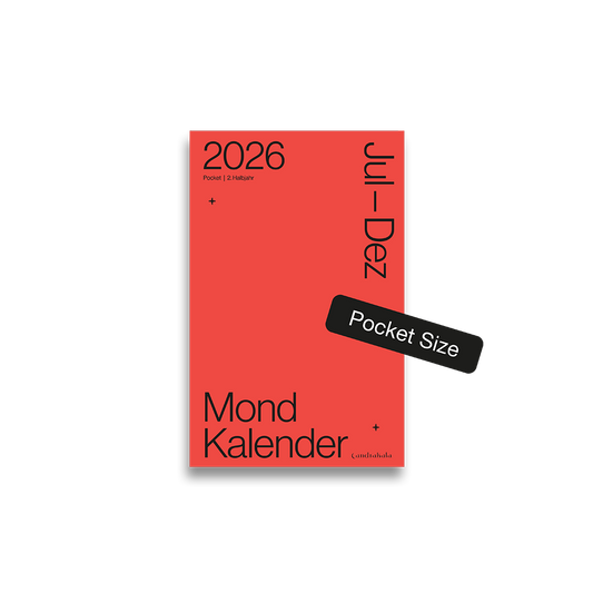 Mondkalender 2026 Pocket 2. Halbjahr