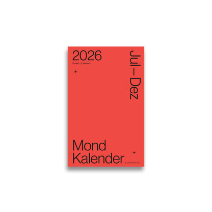 Mondkalender 2026 Pocket 2. Halbjahr