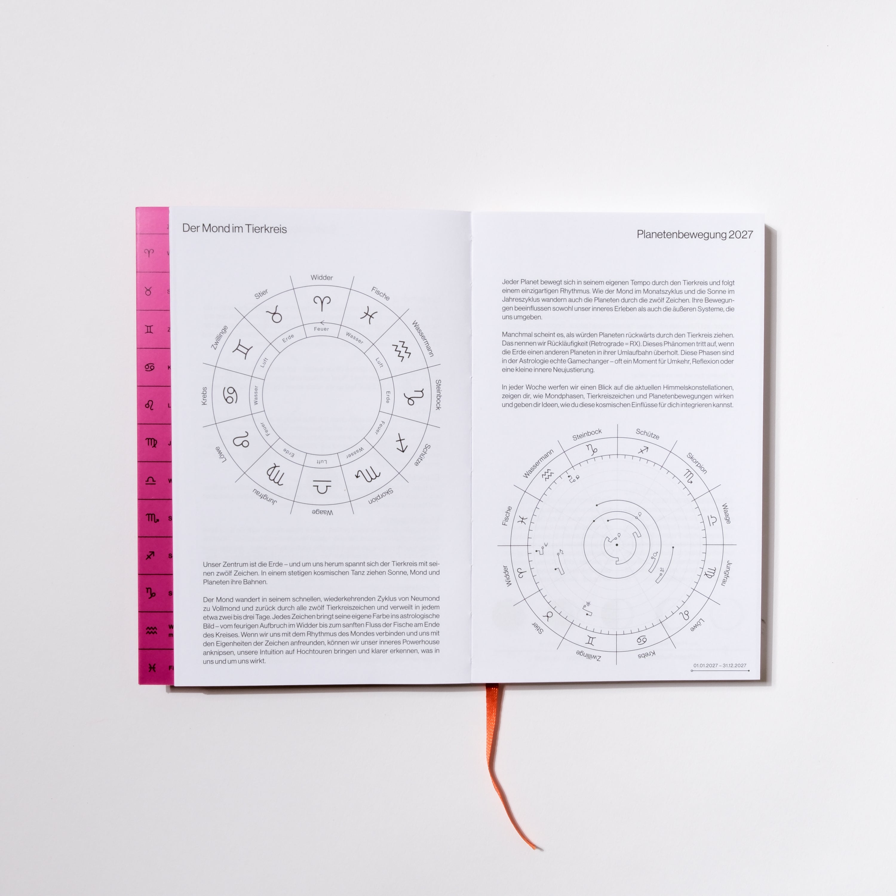 Mondkalender 2027 – Supernova Pink