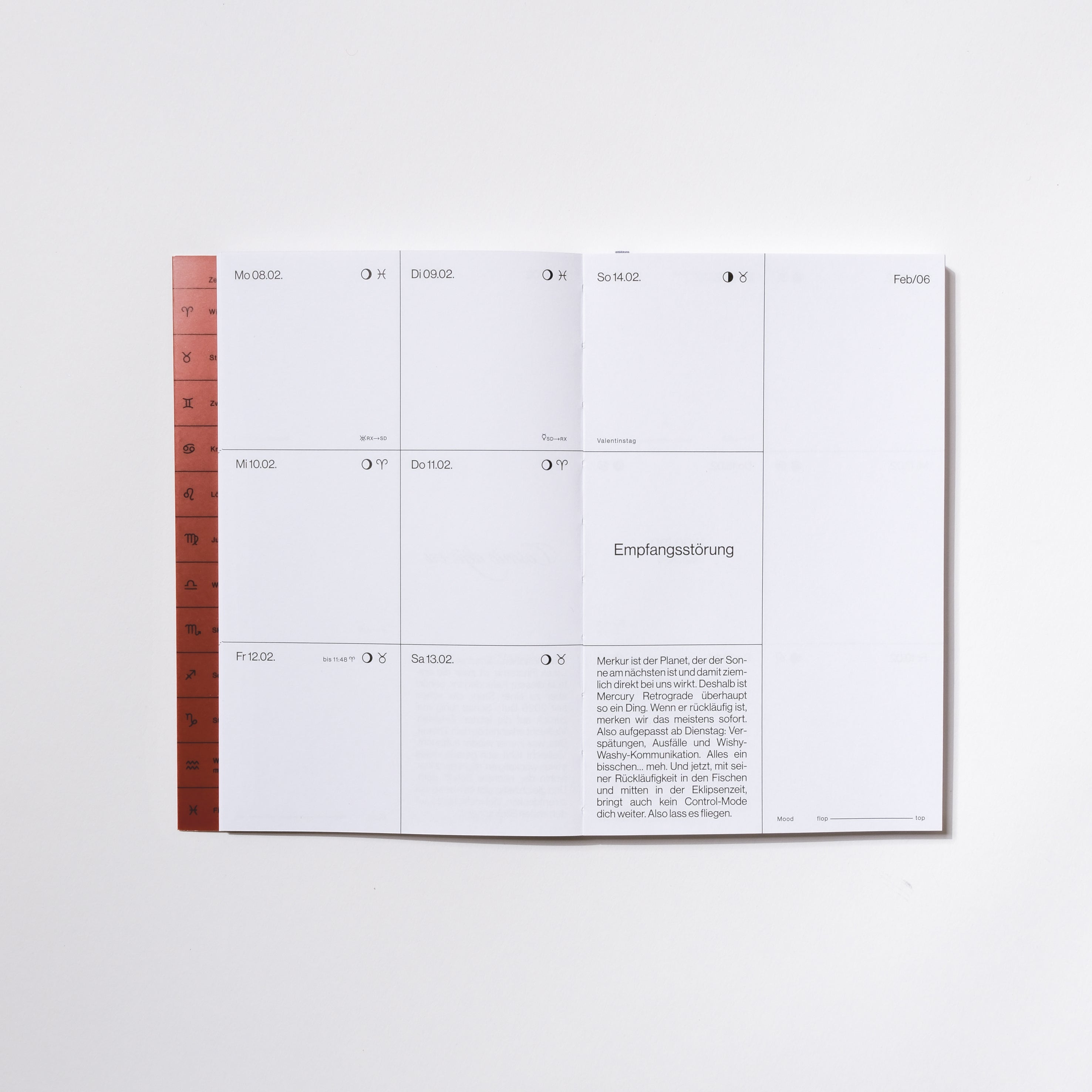 Mondkalender 2027 – Mars Metallic