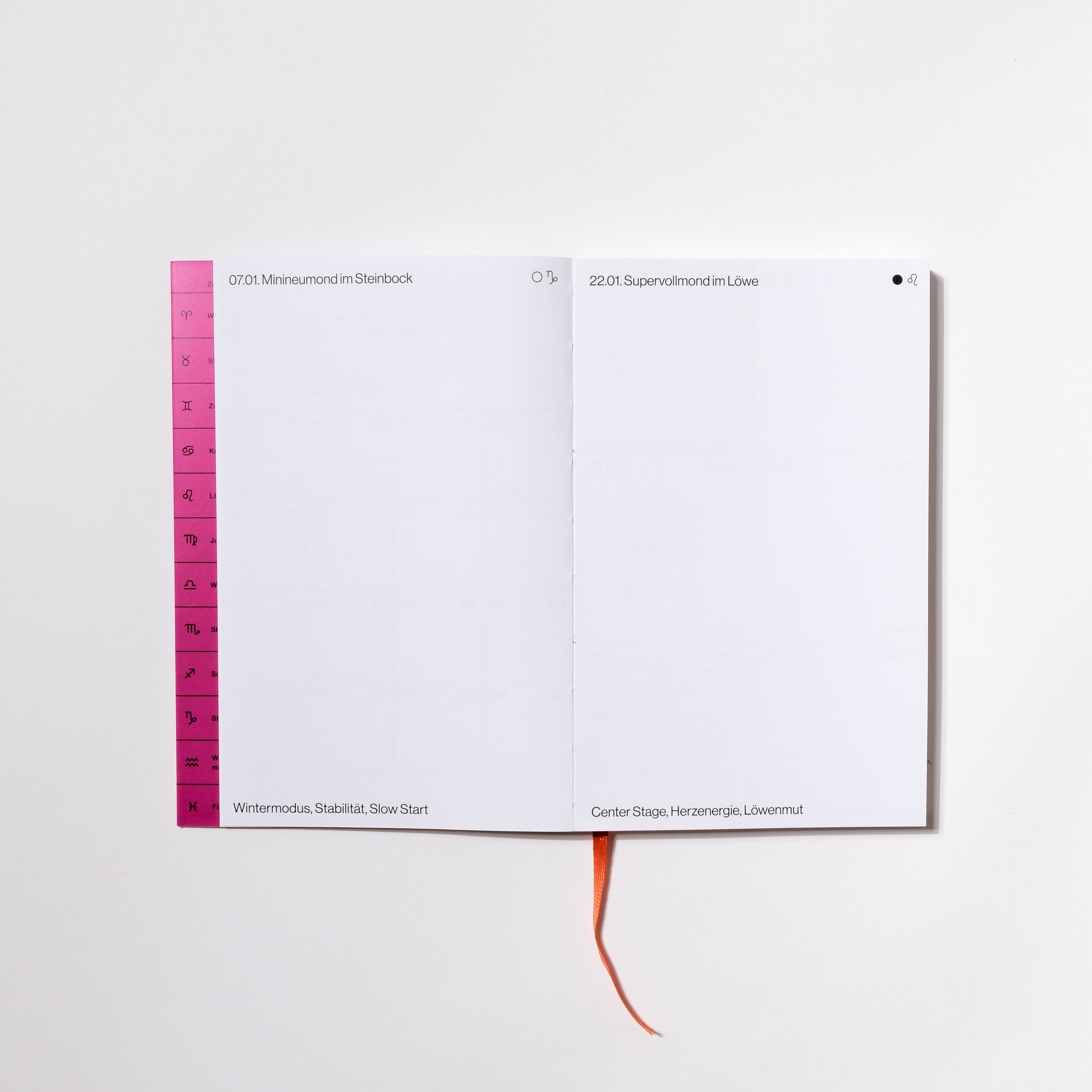 Mondkalender 2027 – Supernova Pink