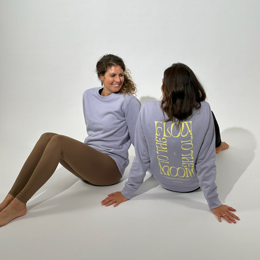 Yoga Sweater 'Flow to the Moon'