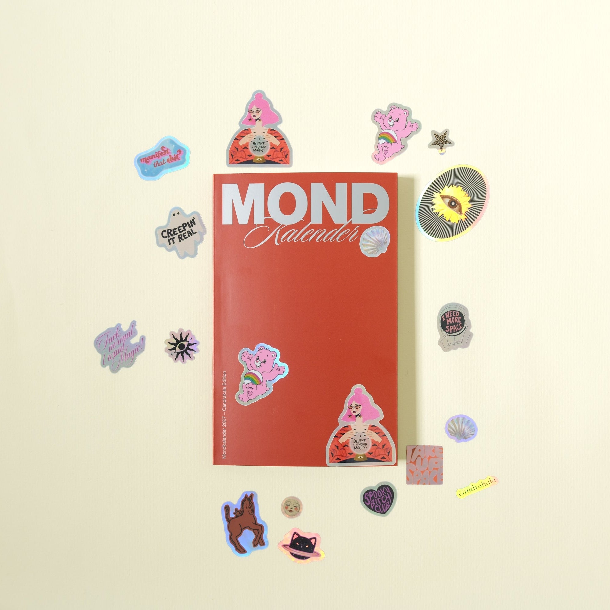 Mondkalender - Mars Metallic + Sticker