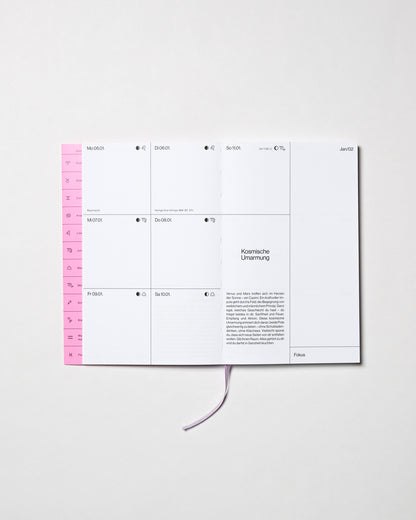 Mondkalender 2026 in der Wochenansicht von candrakala