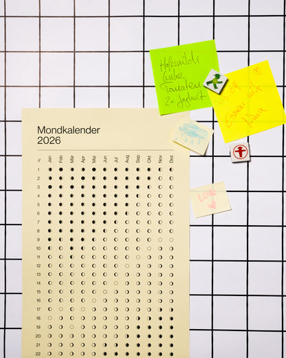 Wandkalender "Mondphasen" 2026